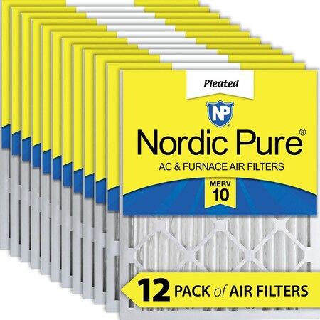 FILTER 16X20X2 MERV 10 MPR 1000 12 PIECES ACTUAL SIZE 155 X 195 X 175 MADE IN THE US